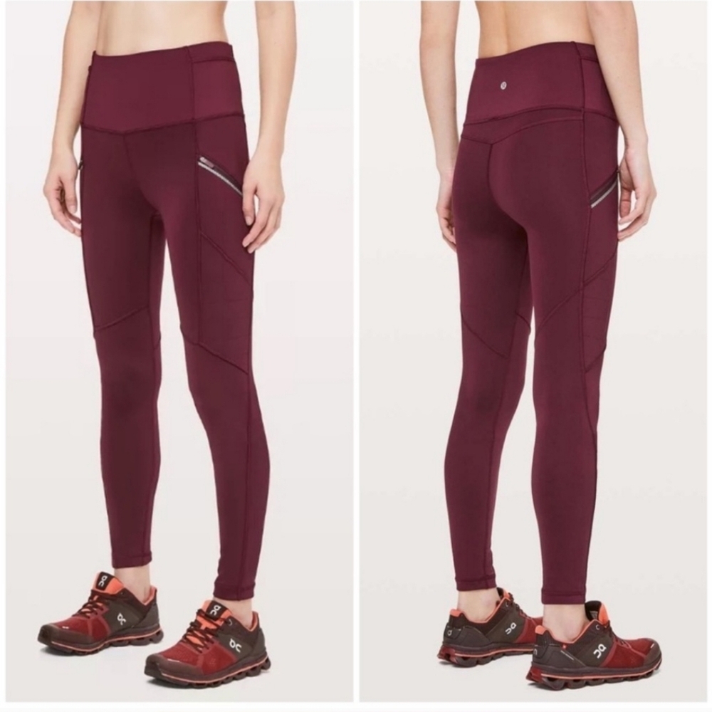 EUC Lululemon Toasty Tech Leggings